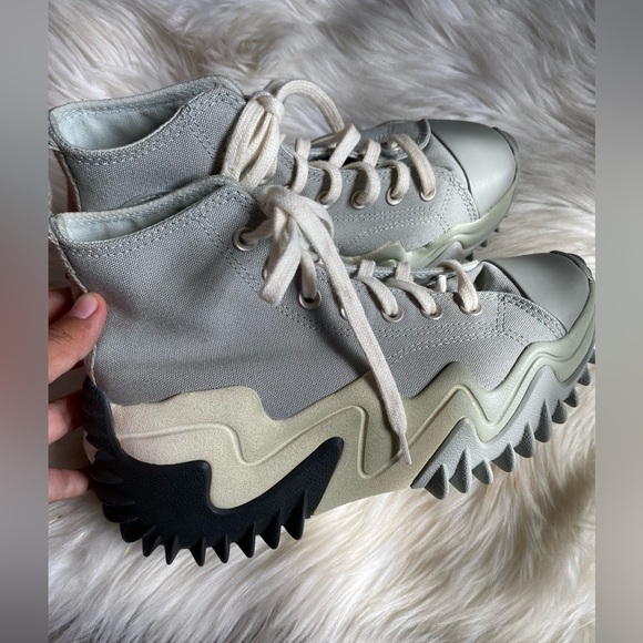 Converse Run Star Motion Hi Womens Grey Slate Sage Silver size 7.5 womens - Picture 2 of 10